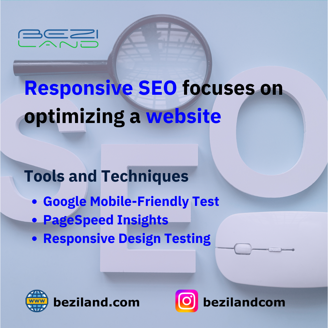 Responsive SEO ChatGPT Responsive SEO focuses on optimizing a website for both search engines and a seamless user experience across all devices. Here are some key aspects: